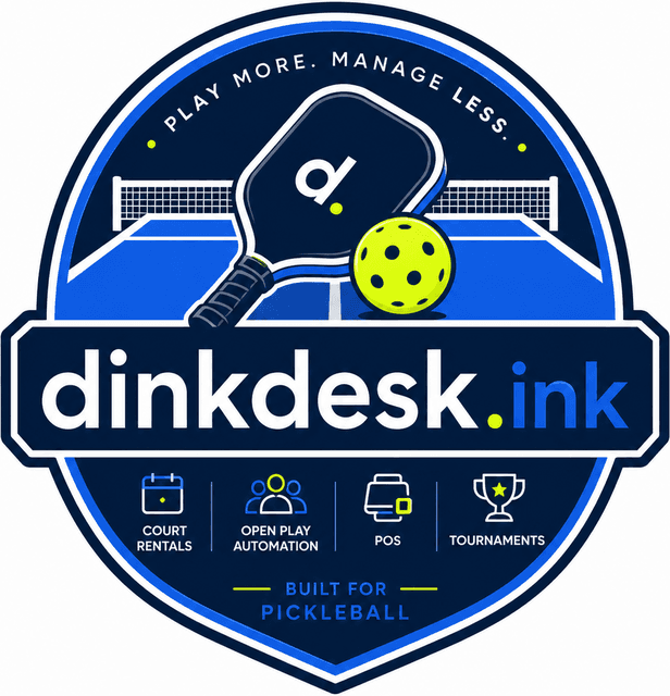 DinkDesk — play more, manage less. Built for pickleball.